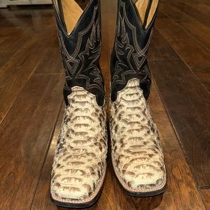 Roper Authentic Python Boots 10.5